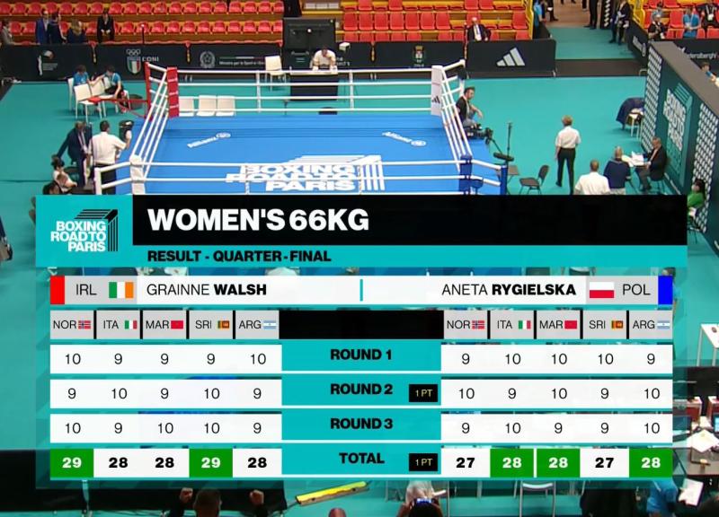 BREAKING: Grainne Walsh misses out on Olympic place after narrowest of defeats in qualifier
