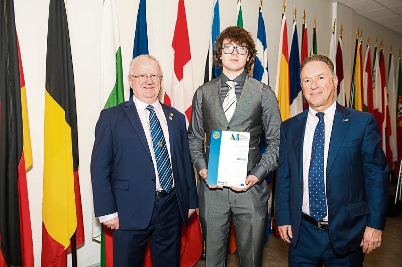 Derry student Jay Curry wins Rotary Youth Leadership award