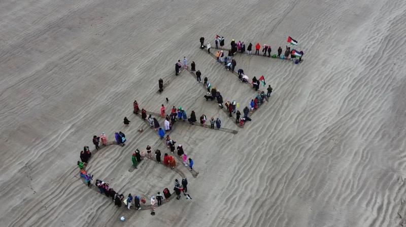 Marble Hill and its dippers Make Waves for Palestine on Mother's Day