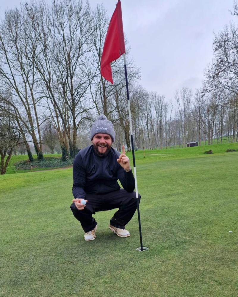 Over the Suir and into the hole - early year ace for one Tipperary golfer!