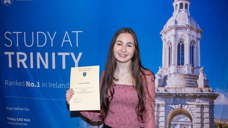 Nine Donegal students receive prestigious entrance awards from Trinity College