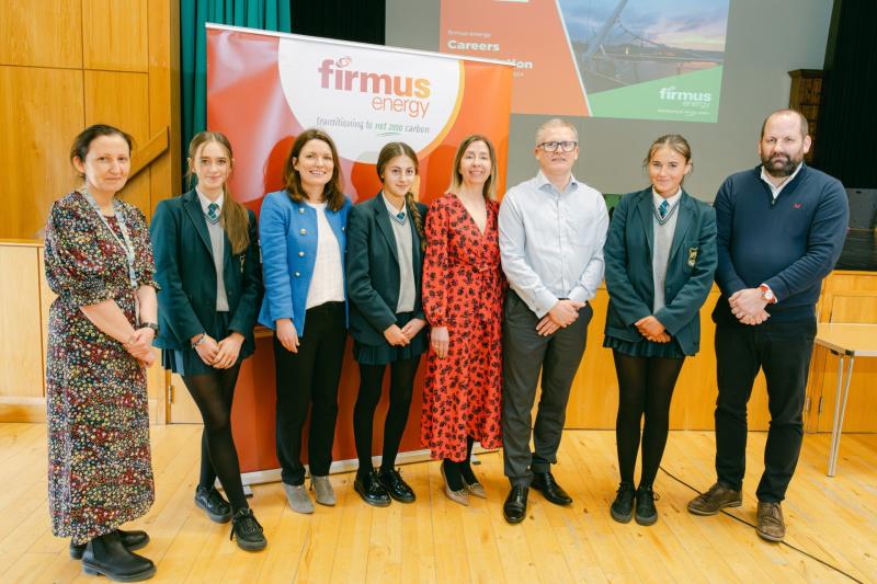 Derry students give warm welcome to firmus energy