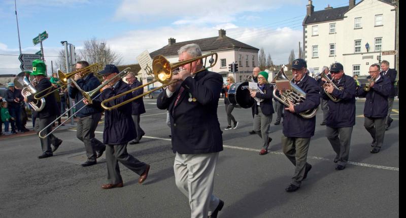 Carrick-on-Suir Brass Band honoured by their hometown's St Patrick's Day Parade Committee