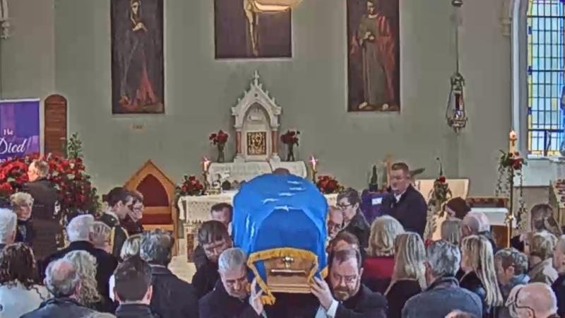 Funeral of Emmet Stagg hears of ex TD's "commitment to social justice and public service" 