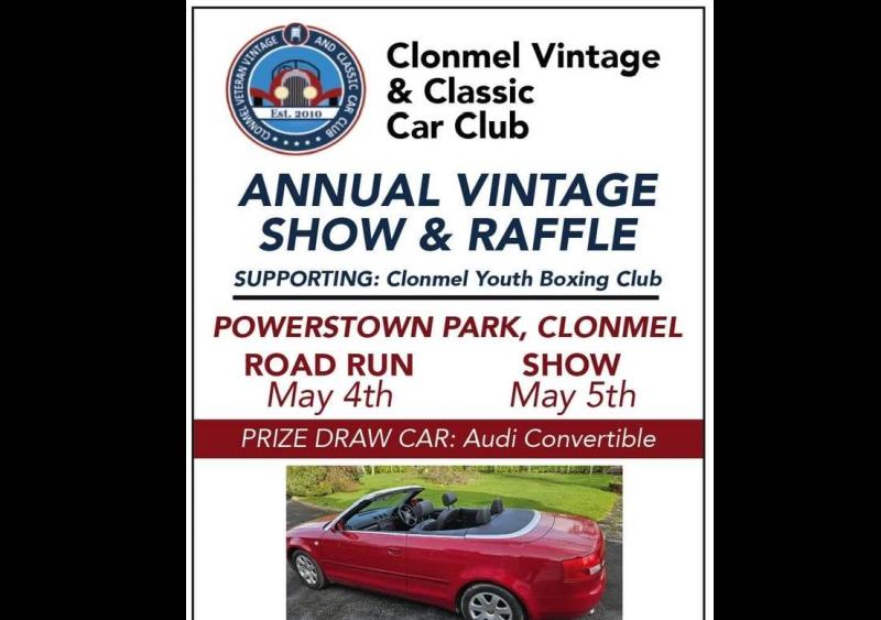 Vintage and Classic Car Club will hold annual show in Tipperary in early May