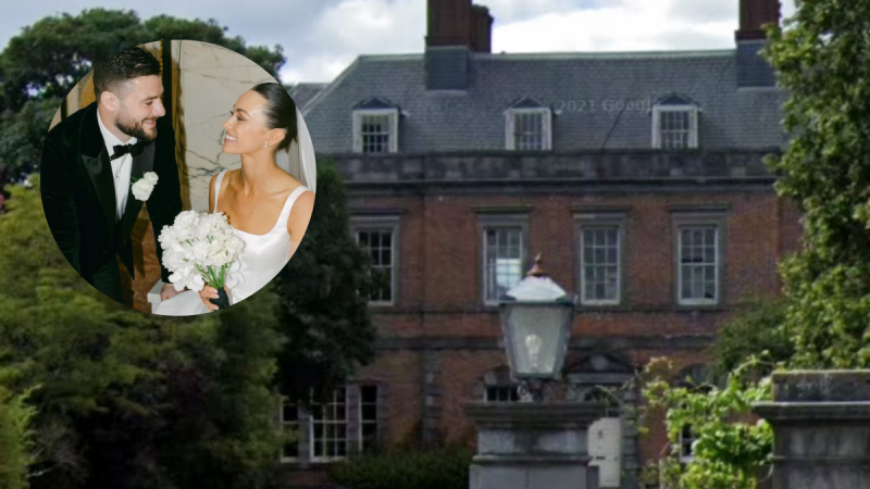 Irish rugby star celebrates wedding with exclusive five-star Cashel Palace Hotel reception