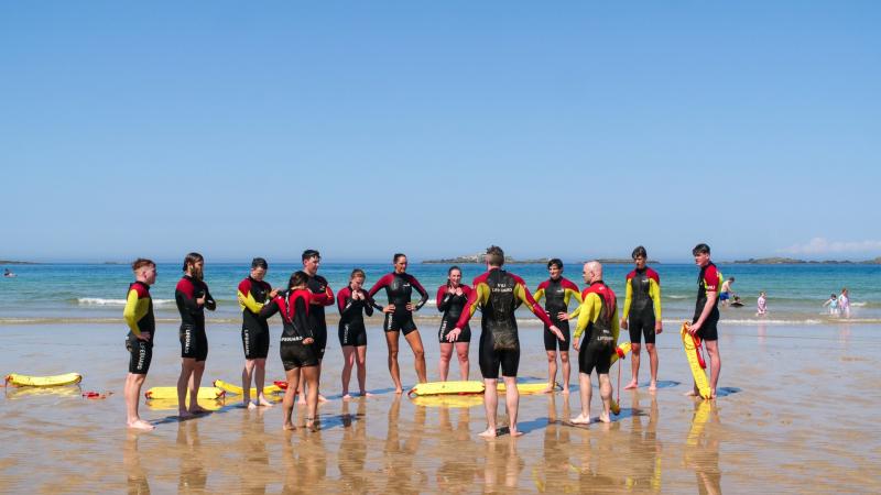 RNLI training