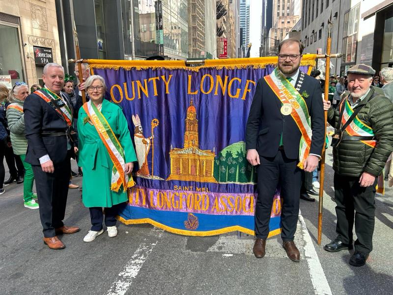 Promoting county Longford at the New York St Patrick’s Day celebrations