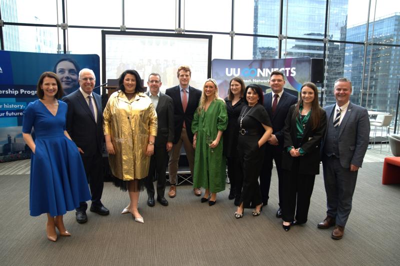 Joe Kennedy III addresses Ulster University students at Boston Alumni Celebration