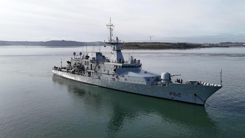 The L.E. James Joyce of the Irish Naval Service