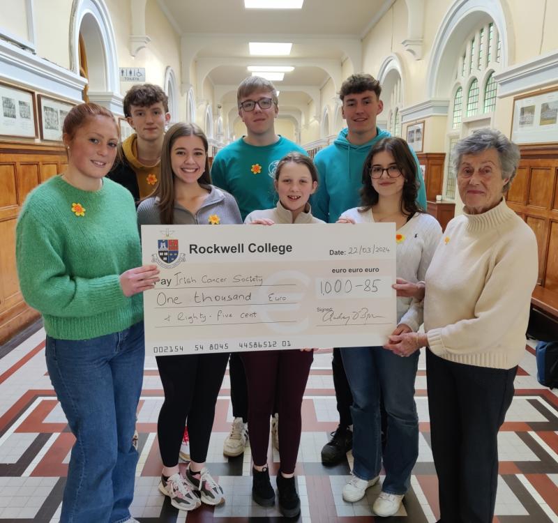 Students from one Tipperary college made a great contribution to Daffodil Day