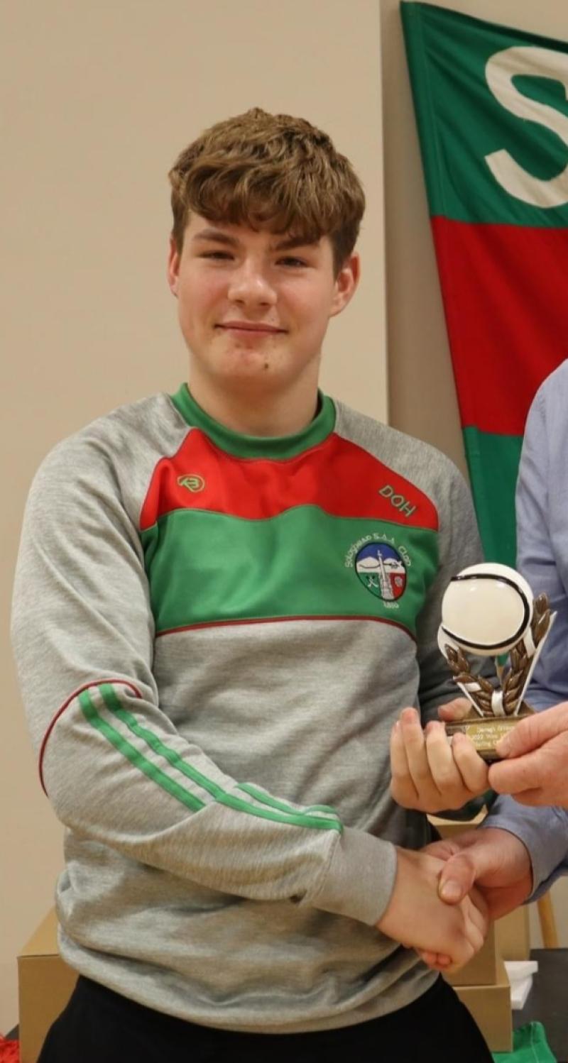 Young hurler joins exclusive club of Tipperary hurlers who have worn the green and red