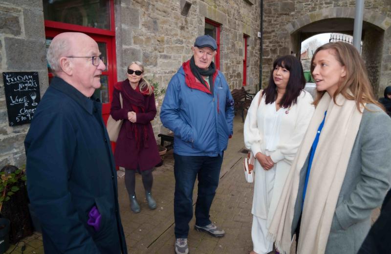 Social Democrats Leader Holly Cairns commends local candidate following Carrick-on-Shannon visit