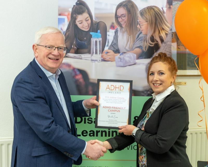 TUS designated Ireland's first ADHD-friendly university