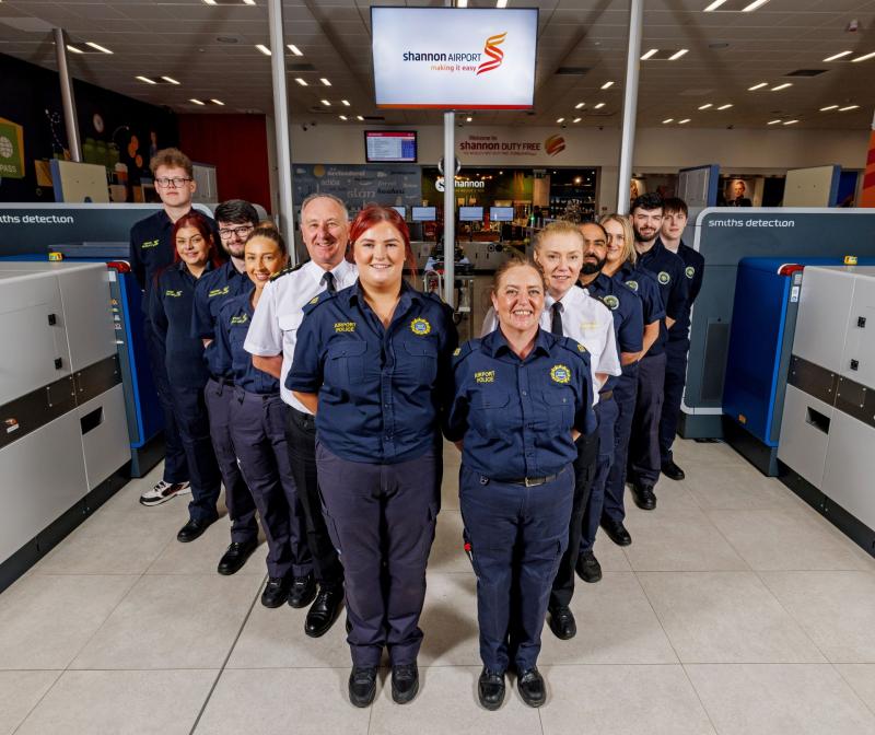 Nine new recruits join Shannon Airport security staff