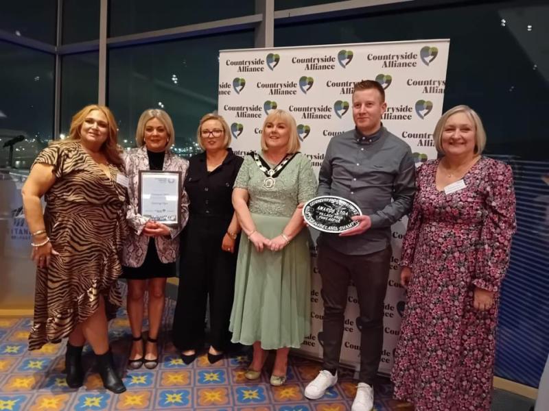 Spar Magilligan celebrating prestigious win at  the 2024 Countryside Alliance Ireland Awards