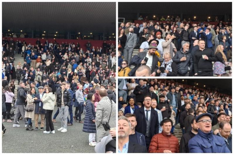 CAN YOU SPOT YOURSELF? Fiery passion spreads through the crowds at Punchestown 2024