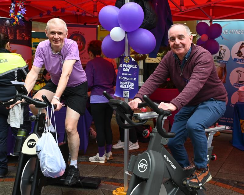 Great local turnout  for Go Purple Day in Kilkenny