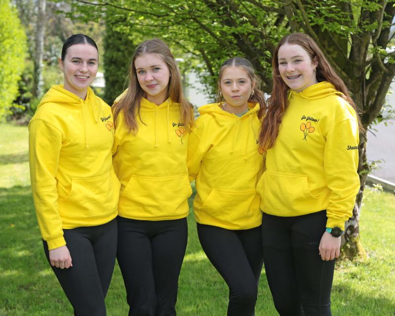 Longford Go Yellow quartet on shortlist for Irish Red Cross Young Humanitarian of the Year Award
