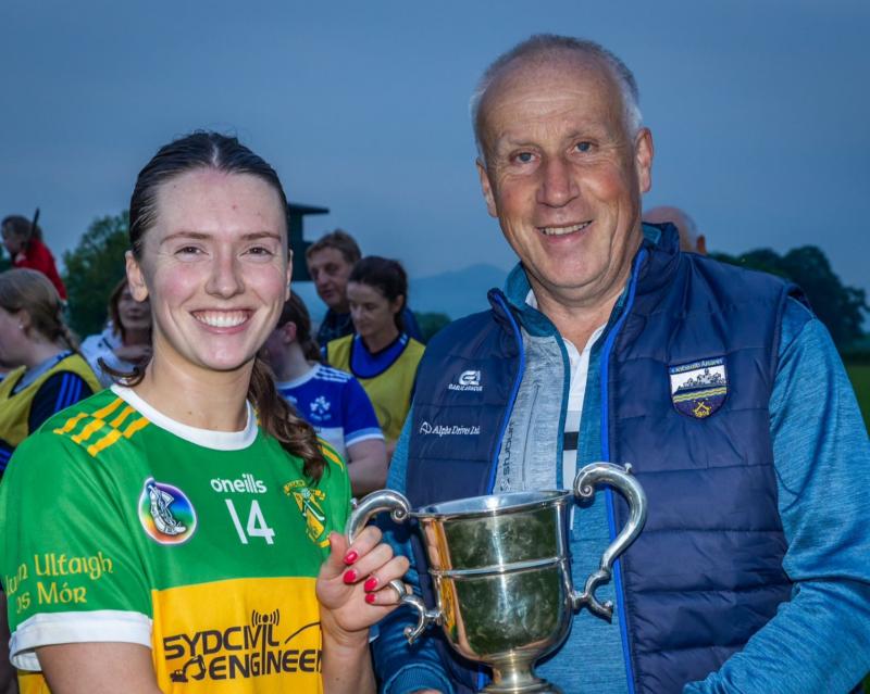 Clonoulty Rossmore forward power wins the Senior League Final over west rivals