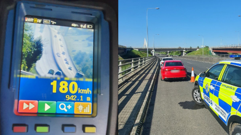 'Two dummies' - Waterford Gardaí catch young drivers racing each other at 180km/h