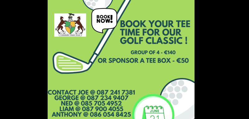 Only a few slots remain for the annual Clonmel Commercials golf classic