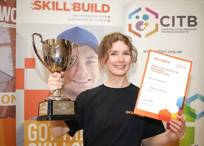 Golden girl Rebecca shines for NWRC at SkillBuild NI Regional Competition