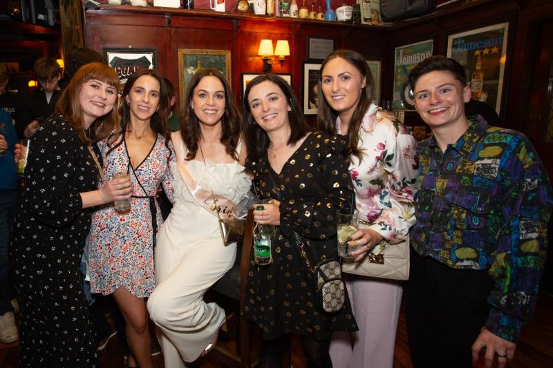 Elaine enjoys Hen Party with friends on the town in Tullamore