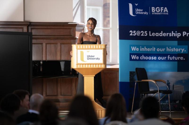 Human Rights Activist Candice Mama shares leadership learnings with Ulster University’s 25@25