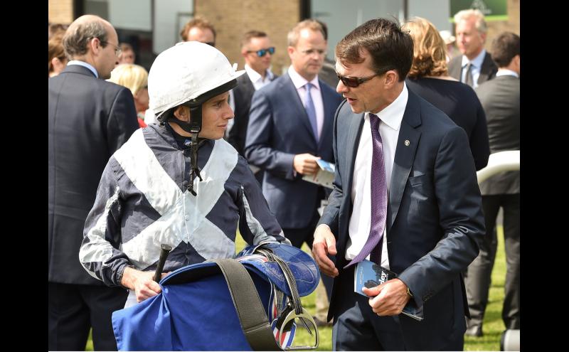 Jockey Ryan Moore and trainer Aidan O'Brien