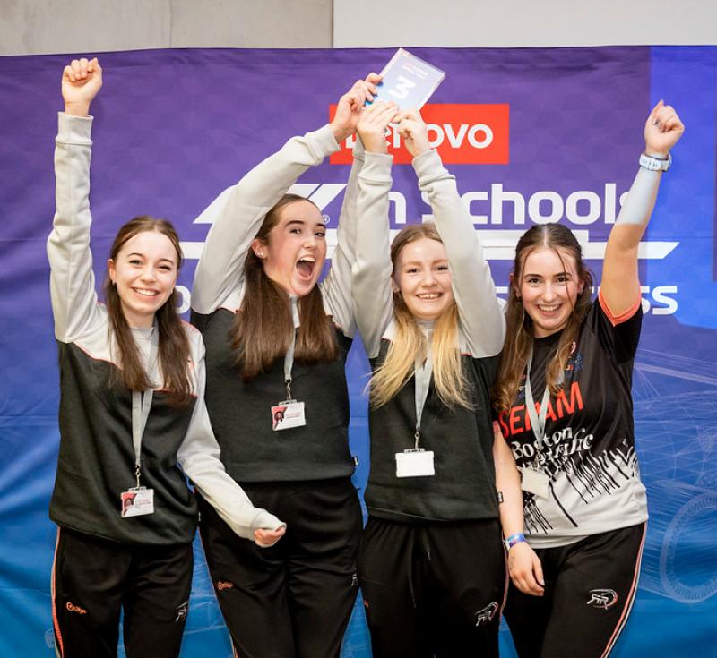 Prestigious podium finish for Tipperary students in the F1 in Schools 2024 Ireland Finals