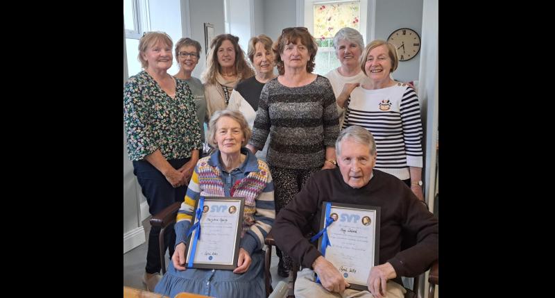 Local Tipperary duo honoured for their service to Saint Vincent de Paul