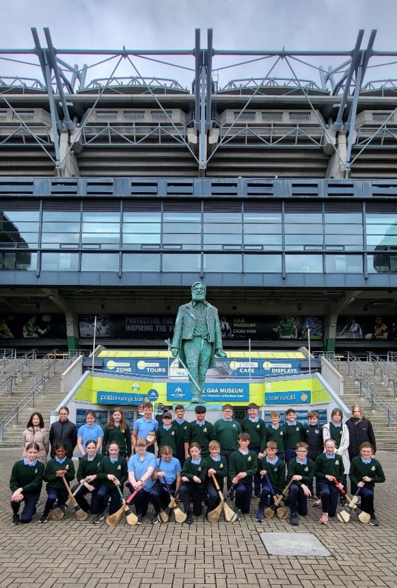 National School from Offaly embarks on an unforgettable trip to Croke Park