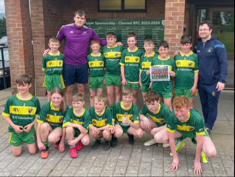 Tipperary primary schools had a fun-filled blitz with Munster rugby stars at Clonmel RFC
