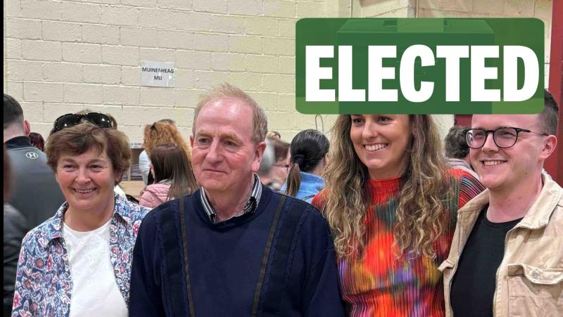 BREAKING: Thomas Kinsella first councillor elected in the 2024 Carlow Local Elections