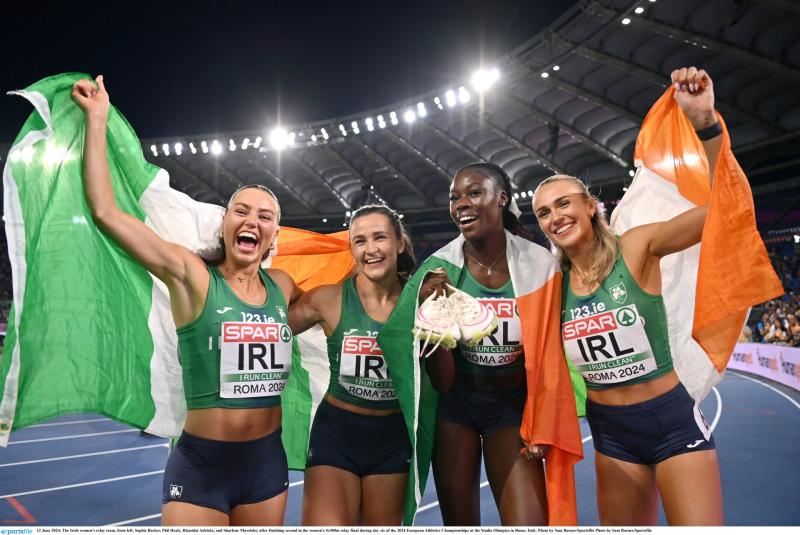 Ireland women claim European Championship silver medal in 4X400m relay