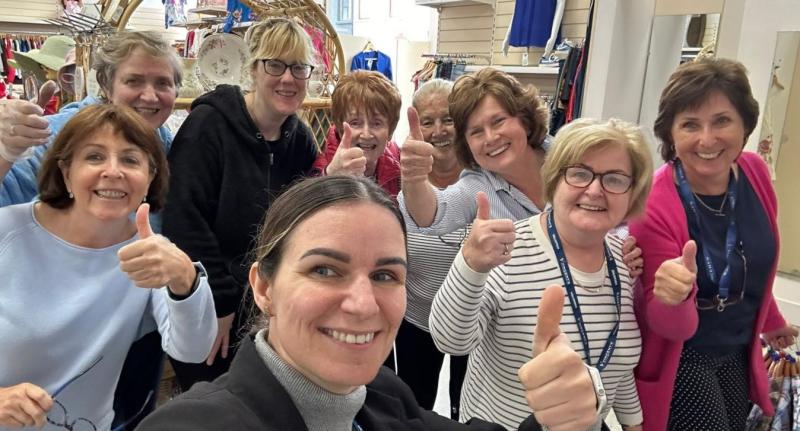 Donegal Town charity shop honoured with Team of the Year award