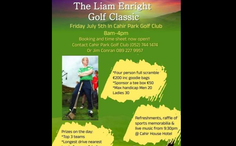 Tipperary golf club to host Liam Enright  Golf Classic