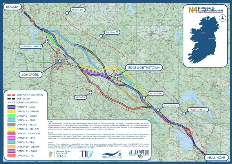 Third  public consultation on much delayed N4 Mullingar to Longford  upgrade