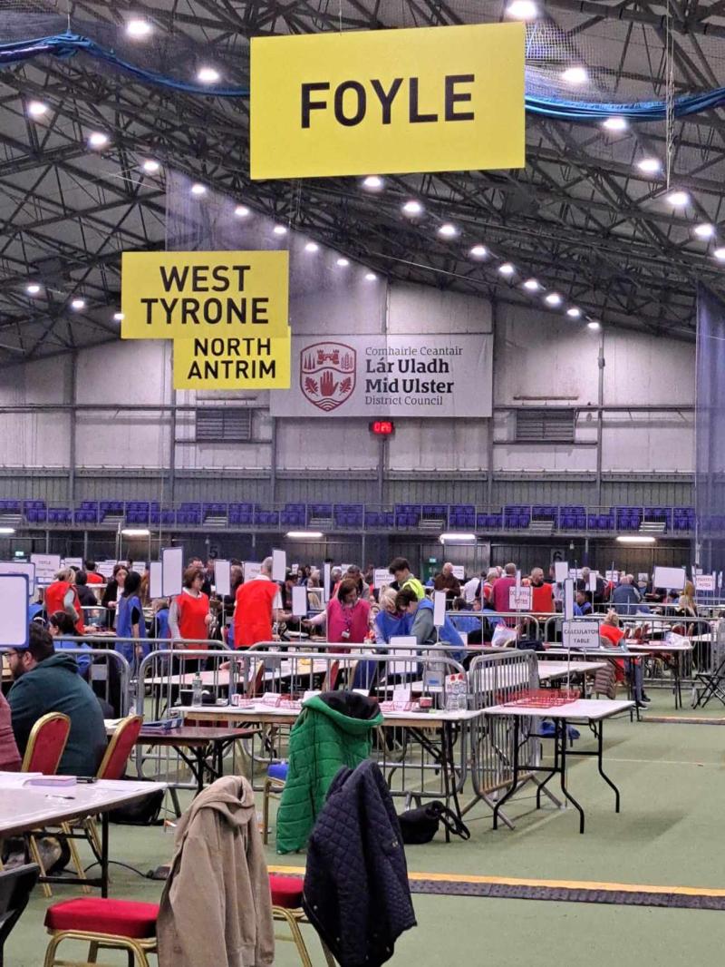 Counting has begun for the Foyle constituency
