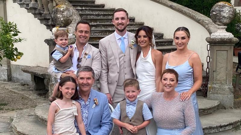 Daniel and Majella welcome the newest edition to the family in Italian wedding 