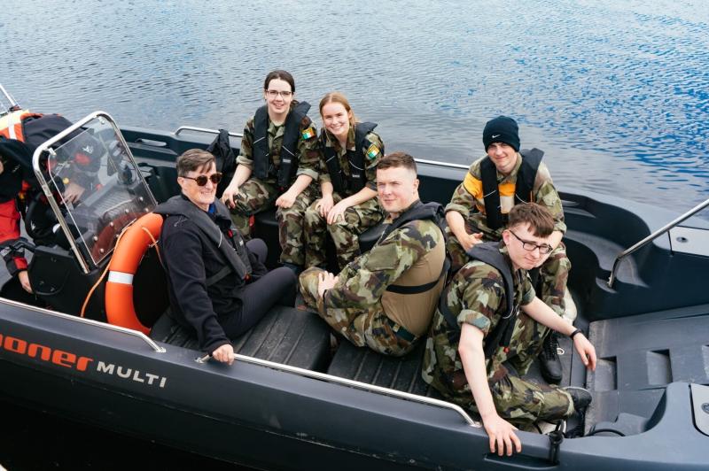 Participants from Offaly take on Gaisce Defence Forces Challenge!