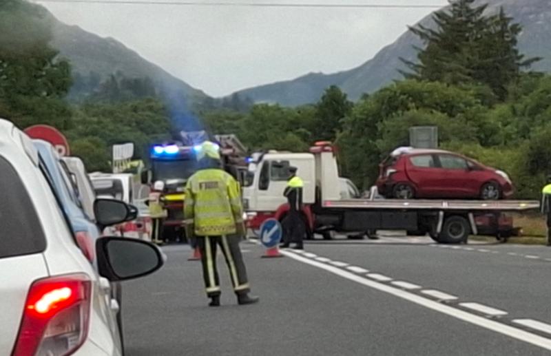 Collision near Donegal Town 