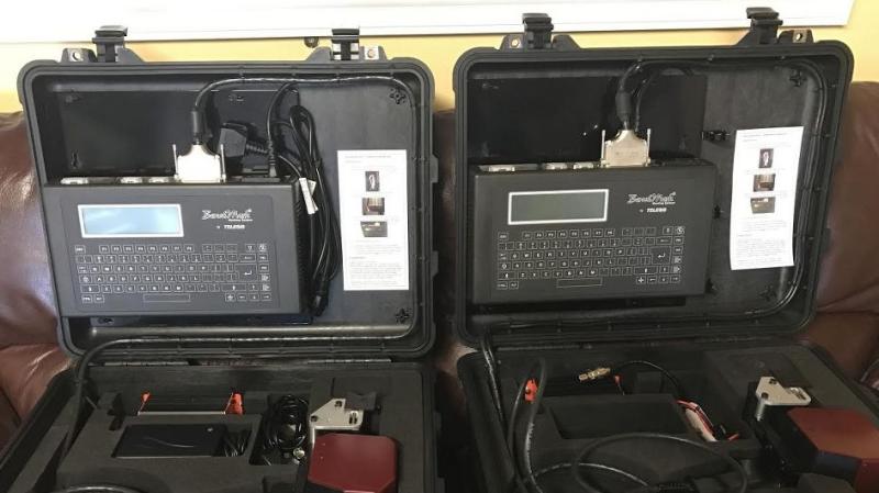 Local community policing units will be operating the property marking machine this week