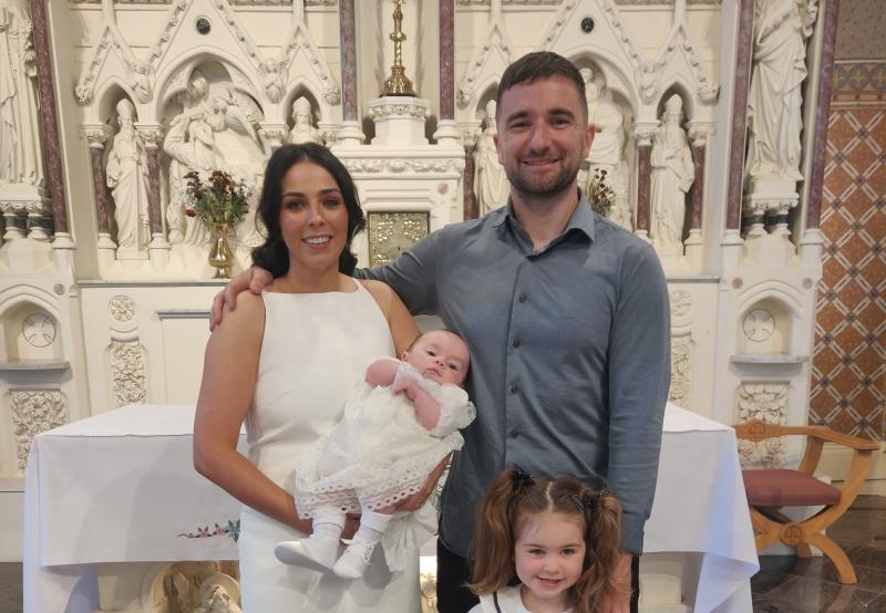 Such a cute name! Louth parish welcome newly baptised son of local couple 