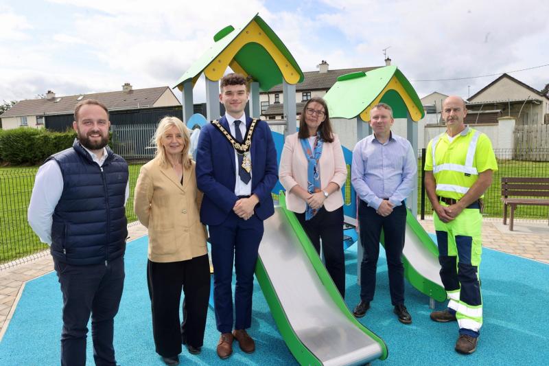 Mayor launches new play park in Limavady created with support from Green Spaces programme
