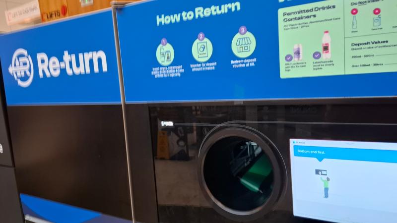 Councillor calls for Re-Turn machine to be provided in Tipperary to cater for businesses  