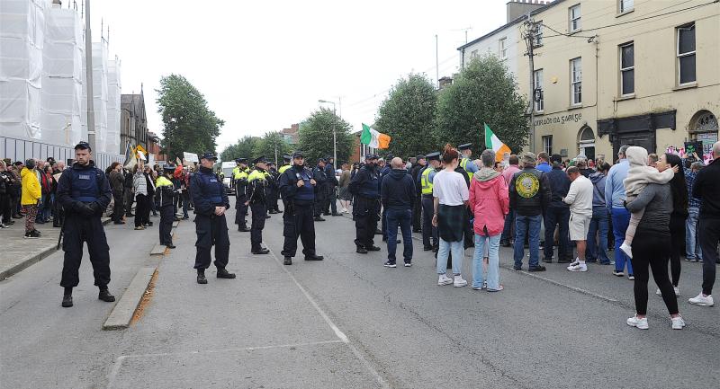 Three people arrested following Dundalk protest