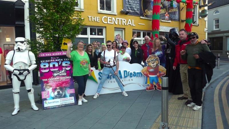 Roscrea's return to the 80's raises over €10,000 for the Share a Dream Foundation