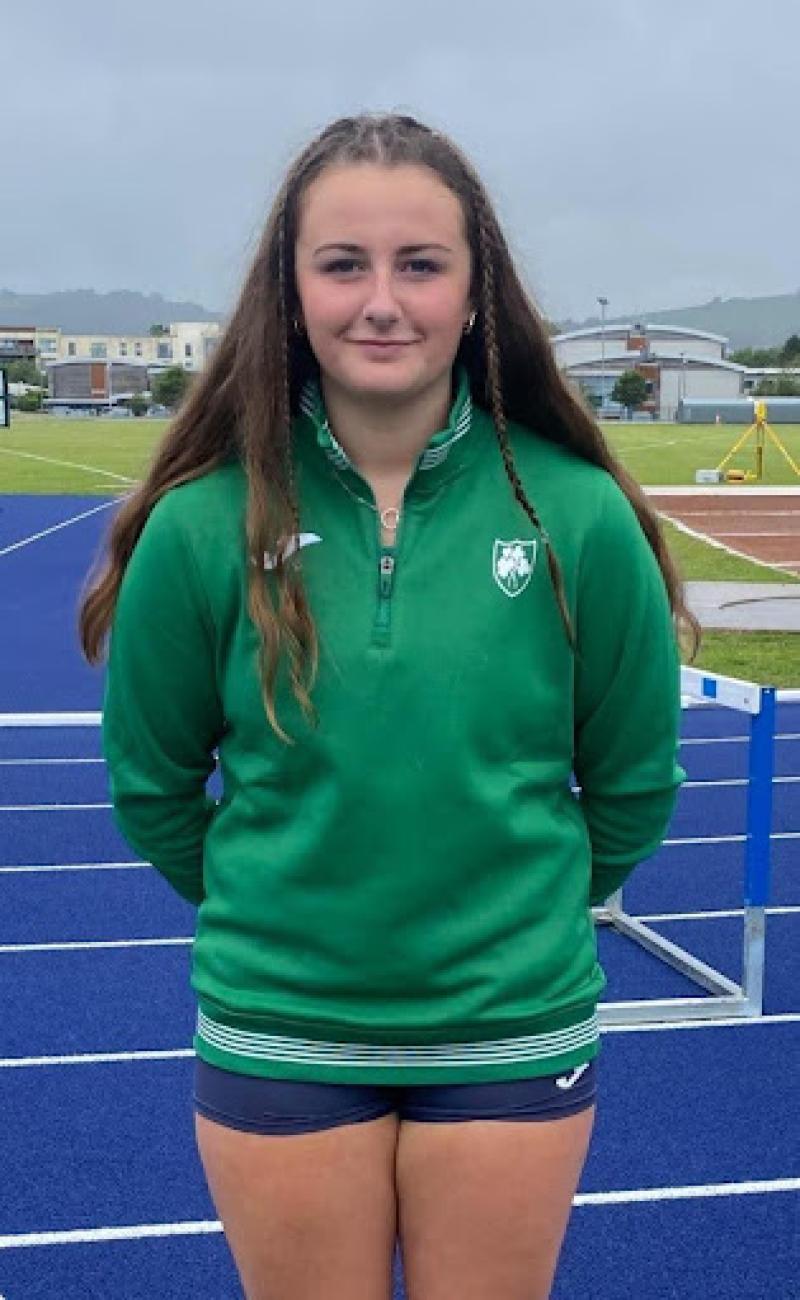Marie Shanahan does Roscrea proud at International Track and Field competition